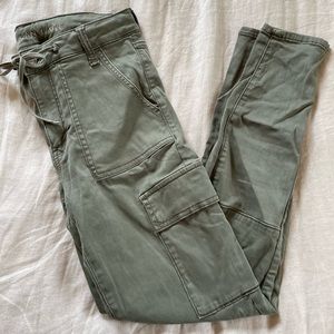 Olive green jogger jeggings